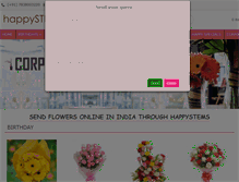 Tablet Screenshot of happystems.com